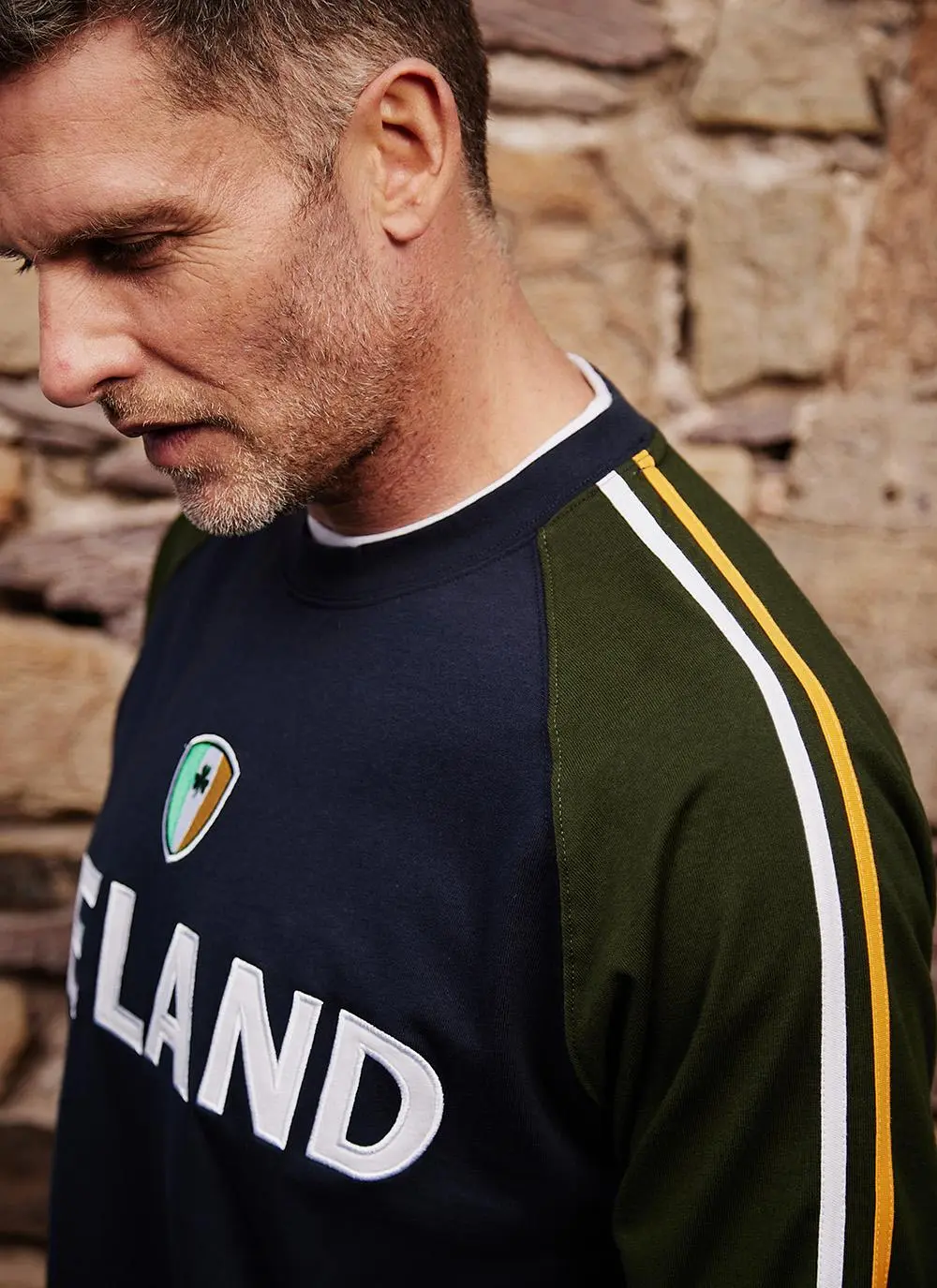 Men's Ireland Crest Long Sleeve T-Shirt