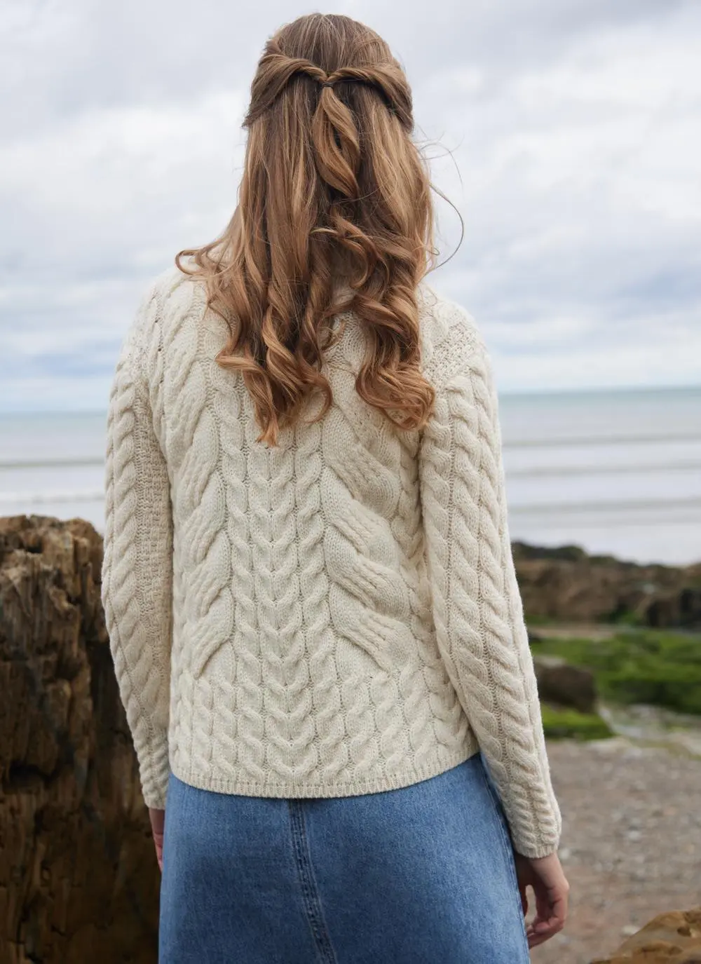 Urban CoCo Women's Long Sleeve Open Front Cardigan Knit Sweater