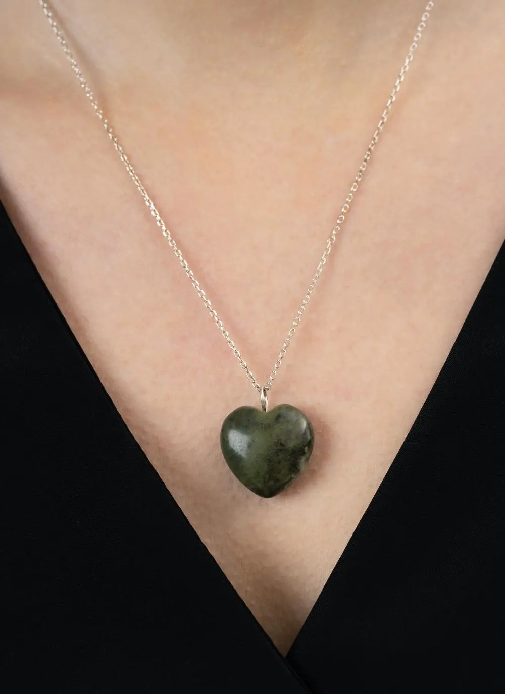 Connemara Marble Heart Pendant