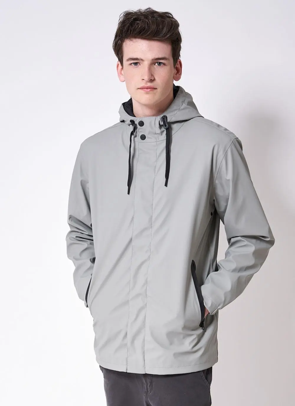 Fleece Lined Waterproof Rain Jacket