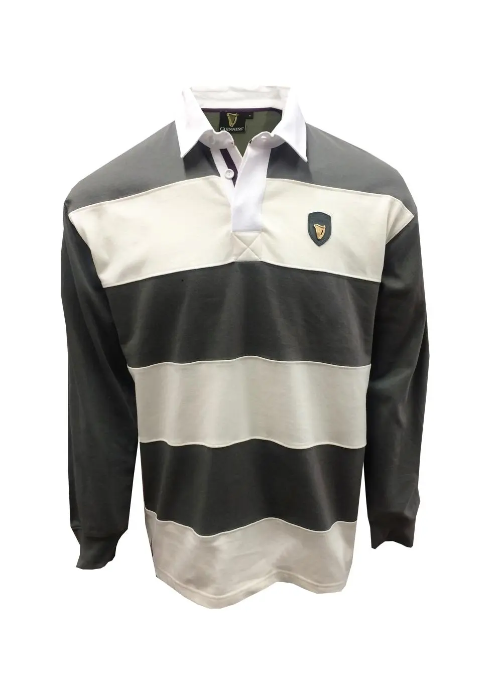 Guinness Long Sleeve Stripe Rugby Shirt
