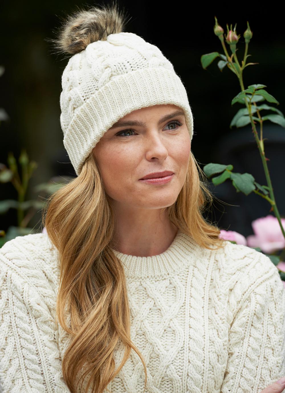 Cable Knit Hat | Blarney