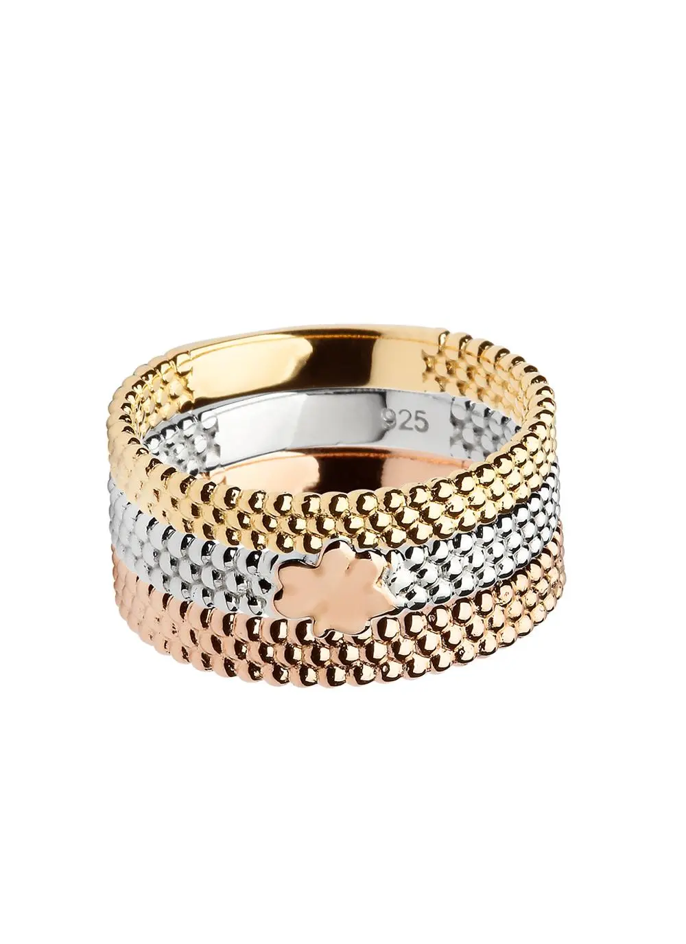 Tri Color Stacking Ring