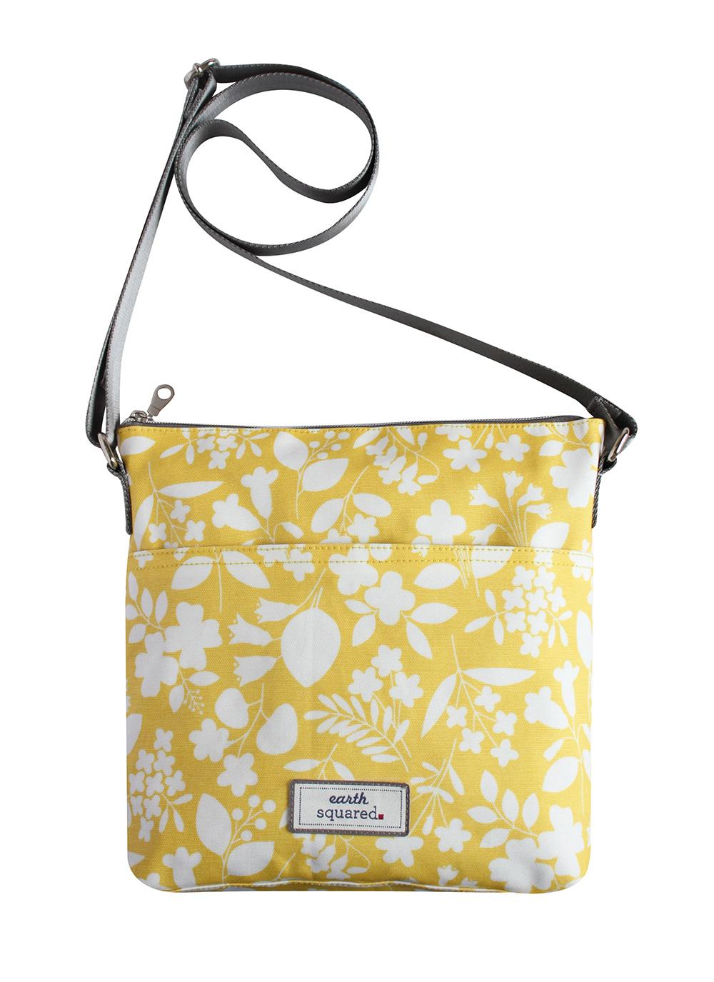 Sherbet Yellow Oil Cloth Messenger Bag | Blarney